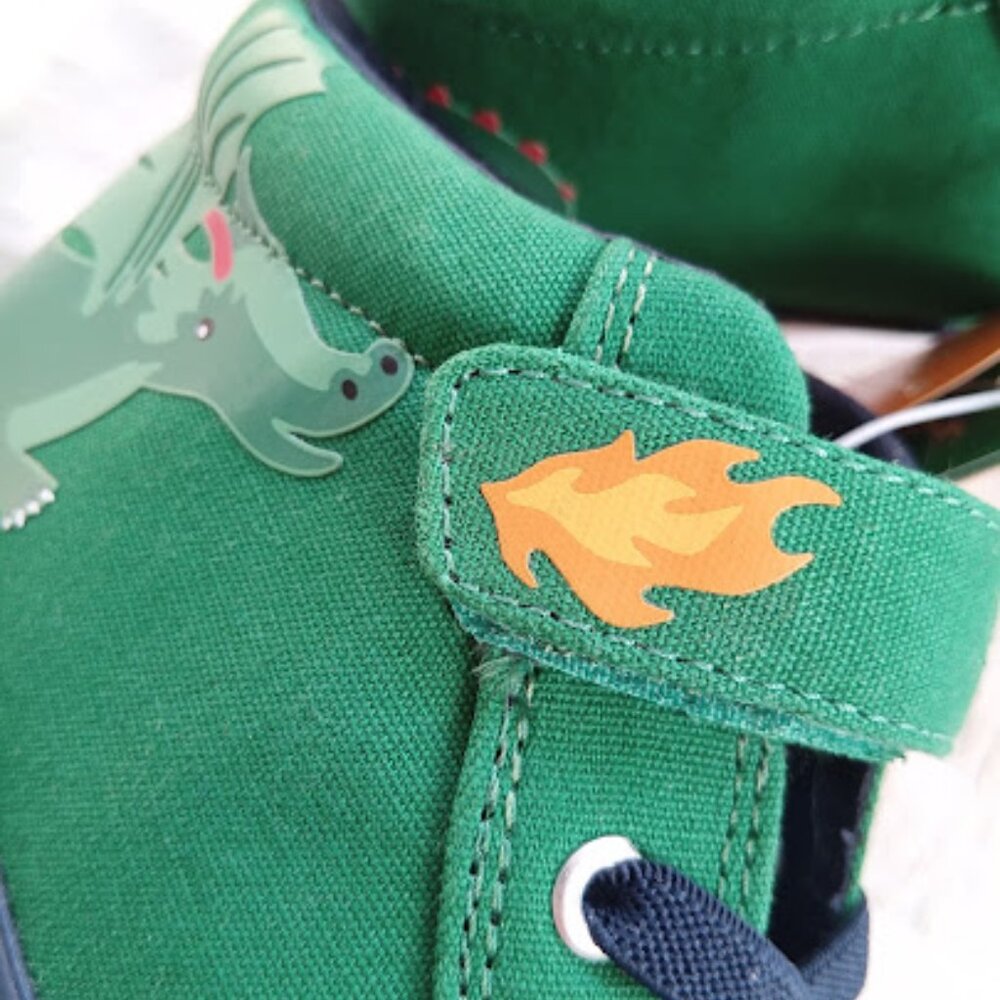 NWT- Knights and Dragons Green Gymboree Kid's Shoes - Picture 9 of 15